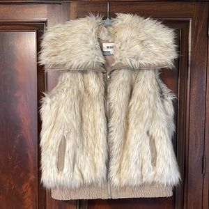 Faux fur vest BB Dakota western